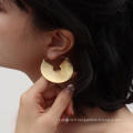 Shangjie oem aretes para mujeres boucles d&#39;oreilles rond en or rose fashion big earrings femmes en acier inoxydable cerceau or plaqué les boucles d&#39;oreilles plaquées